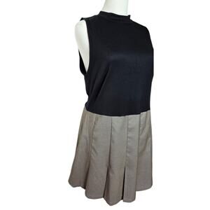 NWT Junior 1X Fashion Nova Pleated Mini Dress Summer Schoolgirl | Open Back